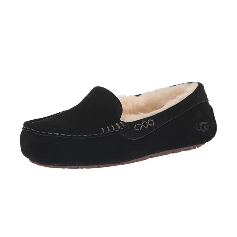 UGG Women's Ansley Slipper, Black, 05